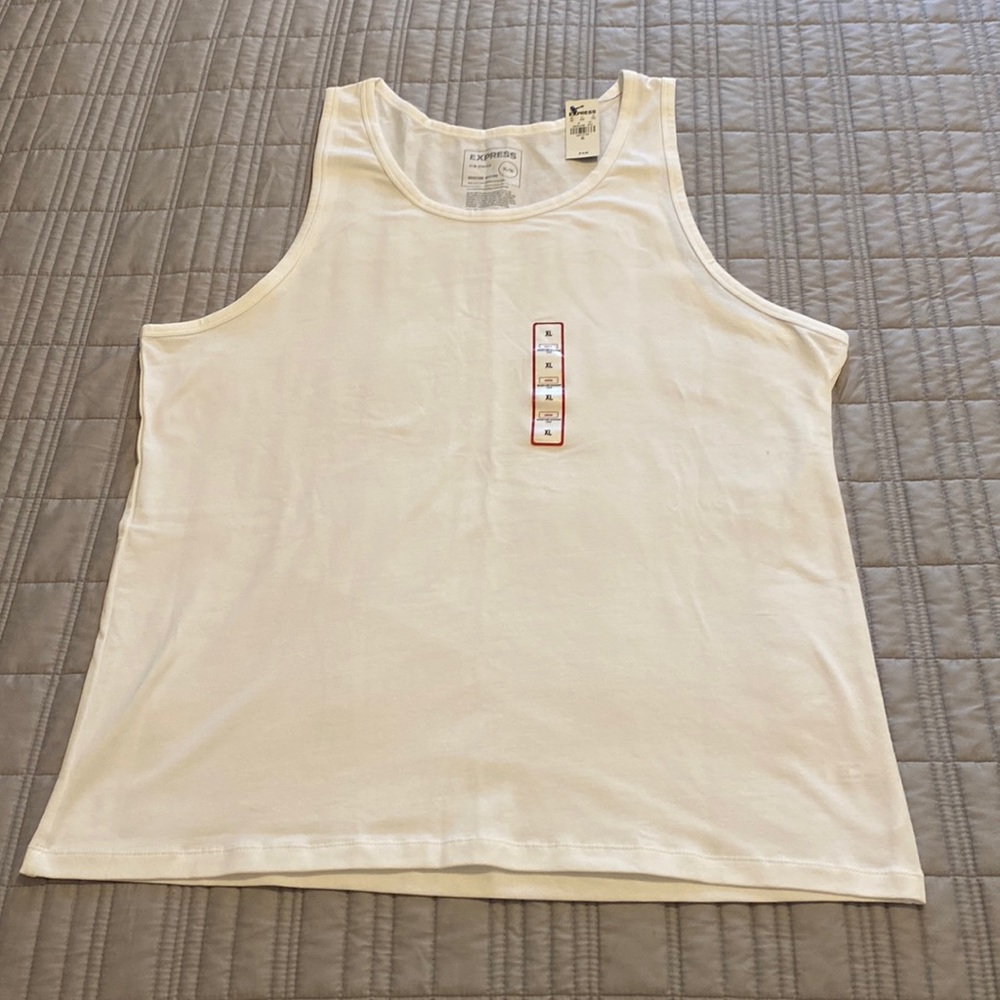 Men’s New Express Slim Stretch Moisture Wicking Tank Size XL